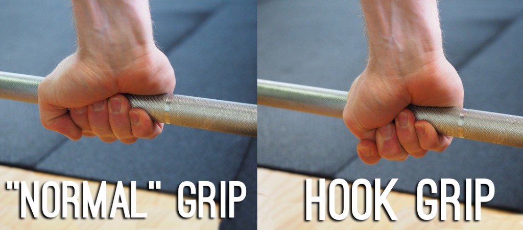 Image result for what is a hook grip in crossfit