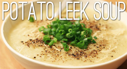 Easy Slow Cooker Potato Leek Soup with Chicken